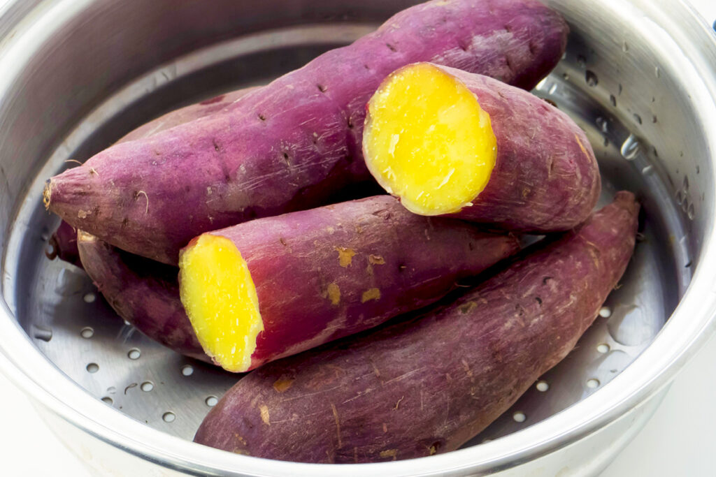 甘みを引き出す「蒸し」